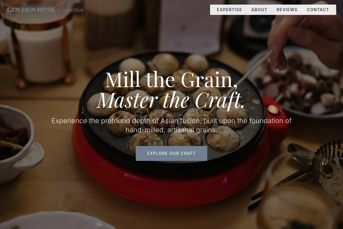 milling Asian Fusion Food
