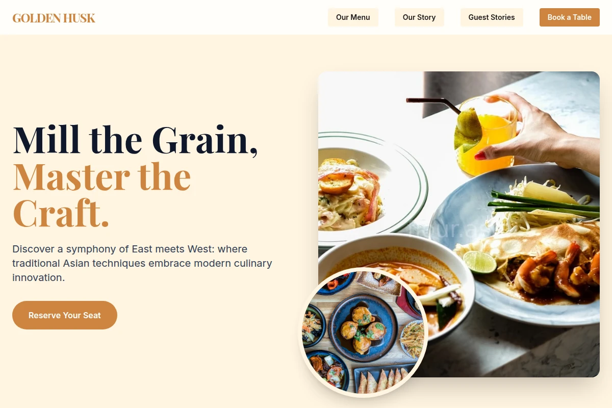 blend Asian Fusion Food