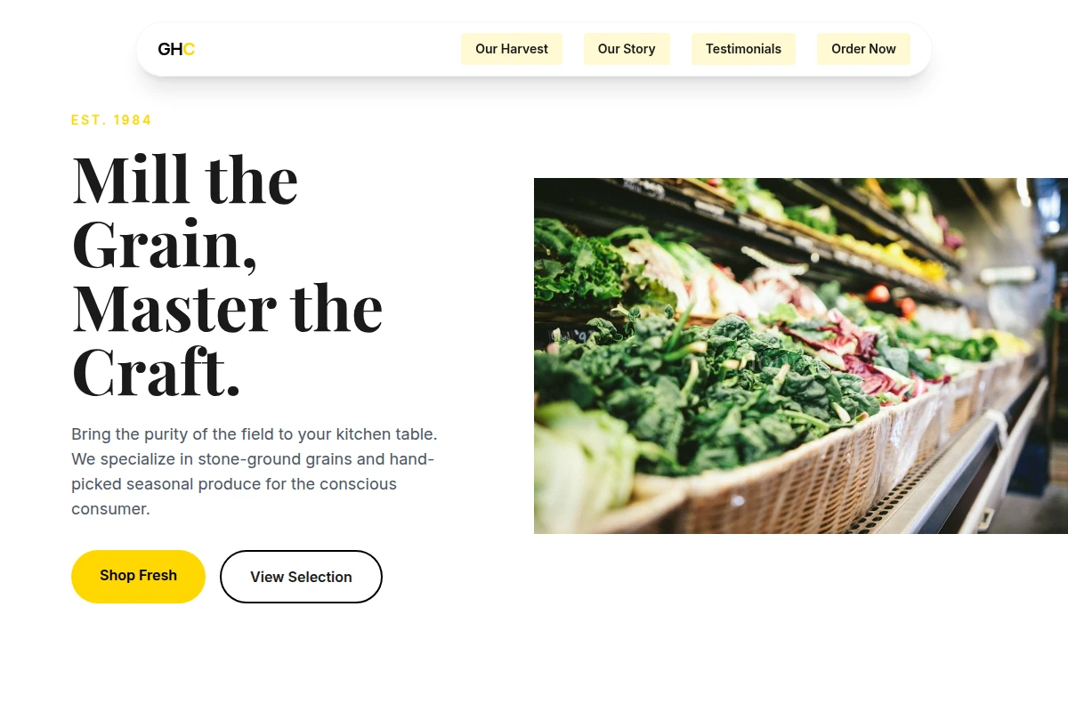 organic Fresh Produce