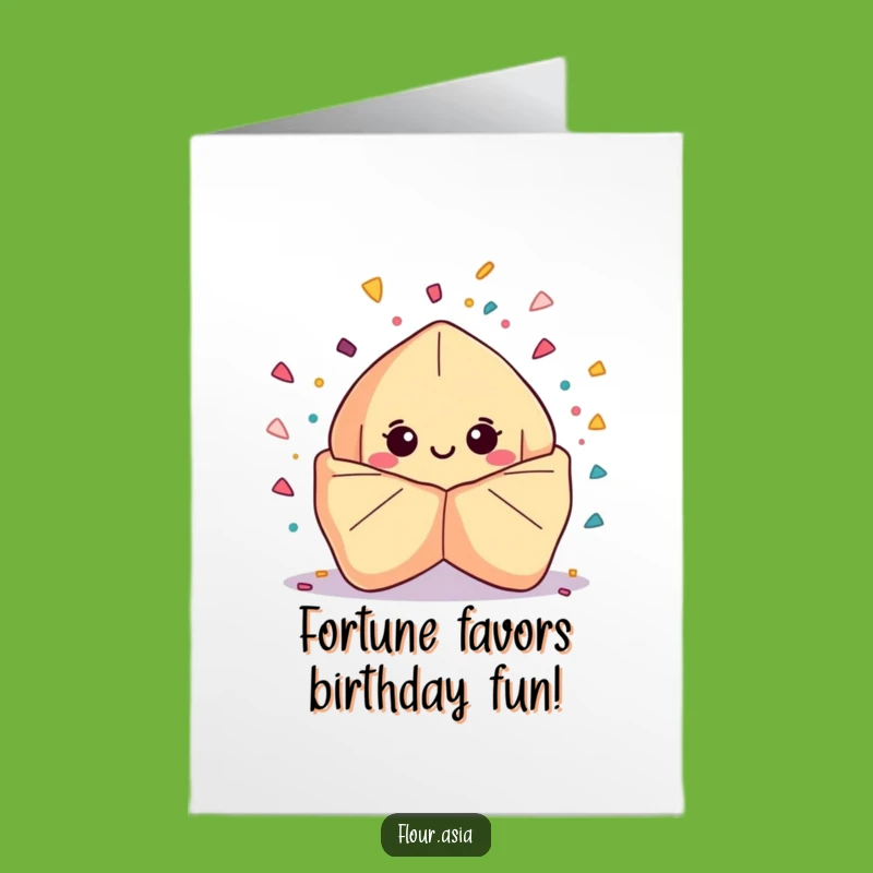 Free Printable Birthday Card: Fortune Cookie Explosions of Fun for a Joyful Celebration