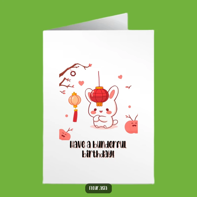Free Printable Birthday Card: Adorable Bao Bun Hiding for a Cute & Funny Celebration