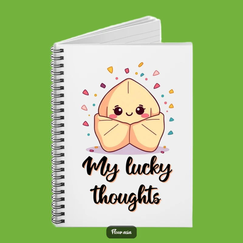 Funny Kawaii Fortune Cookie Notebook: Confetti Thoughts for Creative Gifts